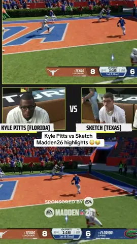 Kyle Pitts kept scoring on Sketch 😂 #KylePitts #Sketch #Football #Madden26 # @Sketch @Kyle Pitts  