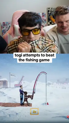 togi attempts to beat the fishing game #togi #fishinggame #kickstreaming 