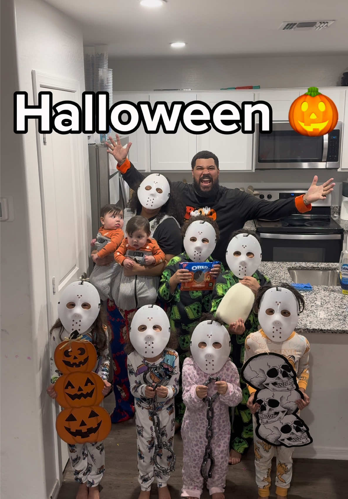 Halloween Decorations 🎃 #fyp #oreo #dad #baby #fun 