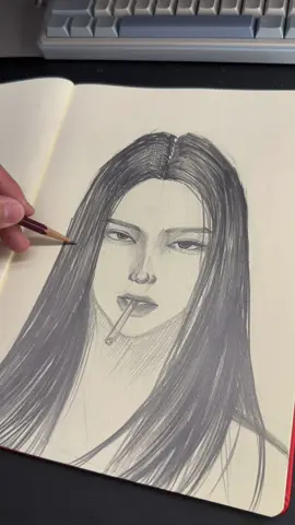 How I draw faces  #face #sketch #portrait #sketching #art    