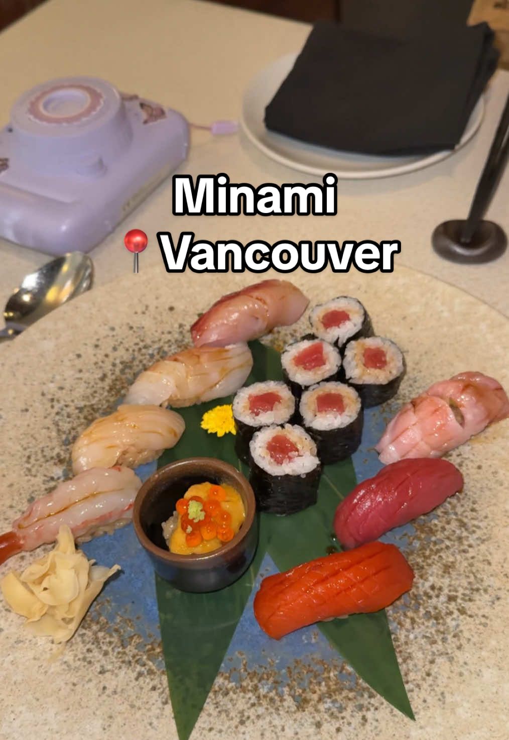 📍Minami  1118 Mainland St, Vancouver, BC V6B 5L1 Disclaimer: All reviews are 100% my own and based on my personal taste and experience. Opinions are subjective and may differ from others. #yaletown #vancouver #vancouverbc #yvreats #vancouverfoodie 