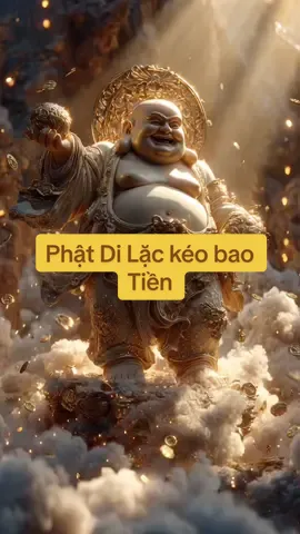 Phật Di Lặc kéo bao Tiền. Decor trang trí nhà cửa phong thuỷ. #phongthuy #vatphamphongthuy #tamlinh #phongthuycaivan #tuongphongthuy 