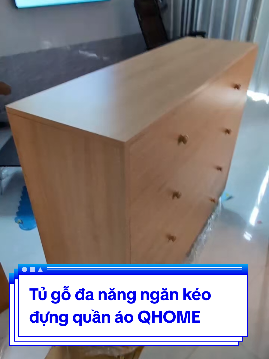 Tủ gỗ đa năng ngăn kéo đựng quần áo QHOME, #xuhuong #nhadauken#qhome #xuhuongtiktok #xuhuongtiktok2024 