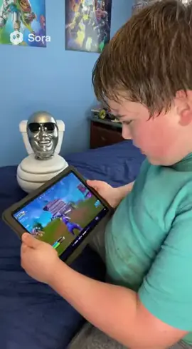 Greasy Timmy smashe his iPad over fortnite #ai #ipadkid #fortnite 