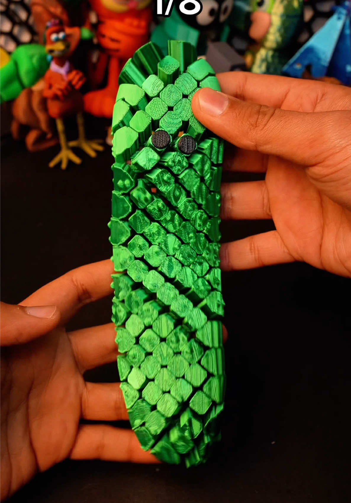 8 Cool & Satisfying 3D Printed Fidget Toys in 60 Seconds! #3dprinting #fidgettoys #satisfying 