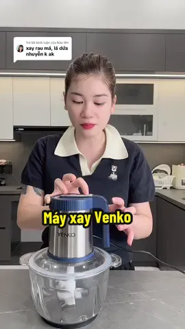 Trả lời @Bảo Nhi máy xay Venko 4 cấp độ công suất 400w nên xay lá dứa & rau má thoải mái ạ #viral #mayxaydanang #venko 