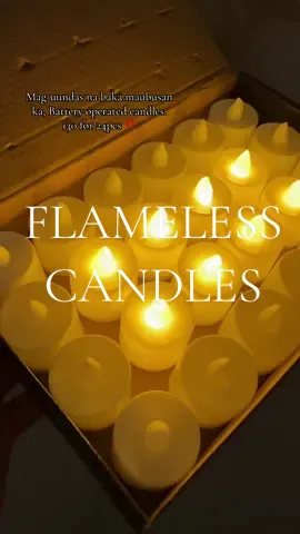Baka maubusan ka mag uundas na. Battery operated candle for undas. #candleforcemetery #undascandle #flamelesscandle #smokelesscandle #indoorcandle  