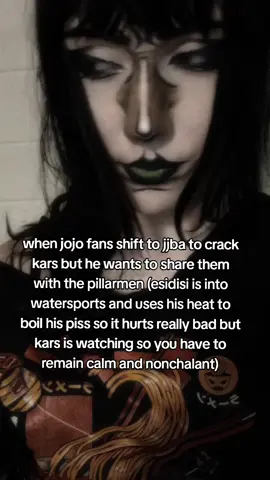 please dont skin me for the bad nose contour #jjba #anime #jojosbizarreadventure 