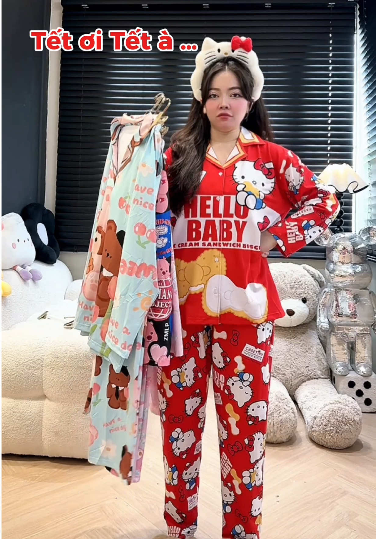 Chưa kịp làm gì đã tới Tết 2026 🤣 lẹ dị mí bà #ủkem lẹ đi nghen  #đồbộmặcnhà #phươngtipi #pijamas 