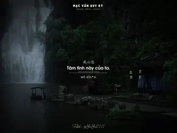 风起天涯路，归期付流年。 一盏残灯照旧梦，几度相思染青烟。 Gió nổi nơi chân trời, ngày trở lại phó mặc thời gian. Ngọn đèn tàn soi giấc mộng cũ, bao lần tương tư hòa vào khói sương. .                                  _                                                                 _  #nhactrungquoc #莫问归期 #macvanquyky #vietsub #yinyue0211 