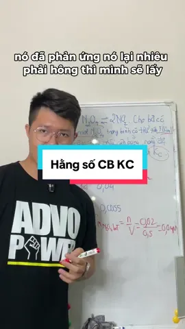 Hành trình 10đ giữa kỳ 1 hóa 11 - hằng số cân bằng KC #nguyendang #advoeducation #happy10 #hoa11 #bootcamp 