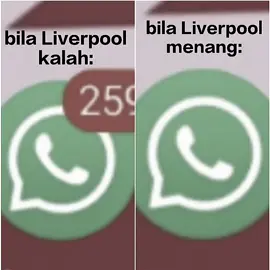 perbezaan whatsapp apabila Liverpool menang dan kalah di telefon ku #liverpoolfc❤️⚽ #PremierLeague #florianwirtz 