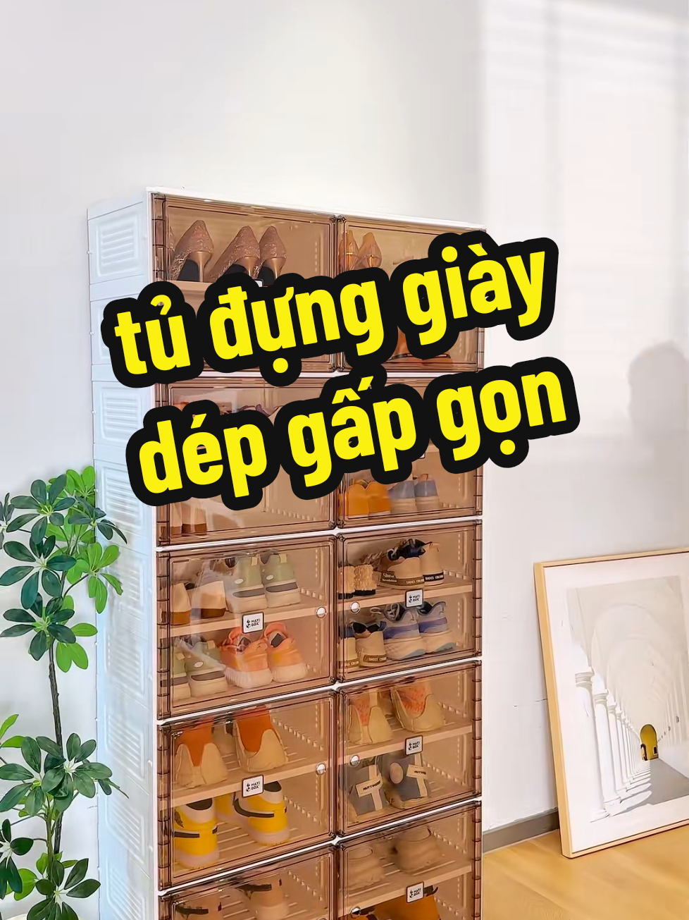 Tủ Để Giày Gấp Gọn #tugiaygapgon #tunhuadegiay #tugiaydep #tugiaydepgapgon #tugiaythongminh 