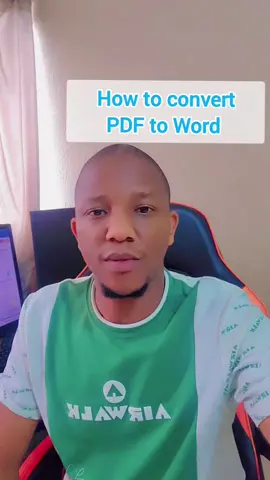 How to Convert a PDF to Word in Under 1 Minute #nigeria #fypp #fyp #trending #pdf 