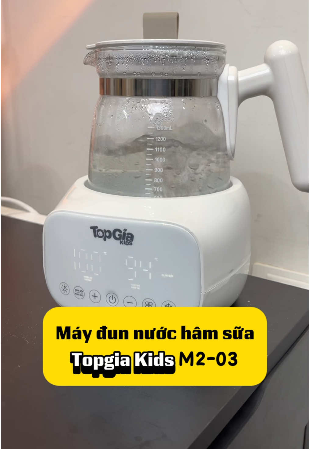 + 1 Máy đun nước, hâm sữa, giữ nhiệt không đổi NGON - Topgia M2-03 cho team bố mẹ bỉm hiện đại #giadinhthisam #topgiakids #maydunnuocphasua #maydunnuocgiunhietthongminh 