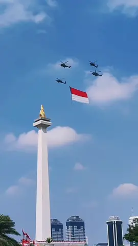 Acara ulang tahun HUT 80#dirgahayuindonesia #monas #fyppppppppppppppppppppppp #gerindra 