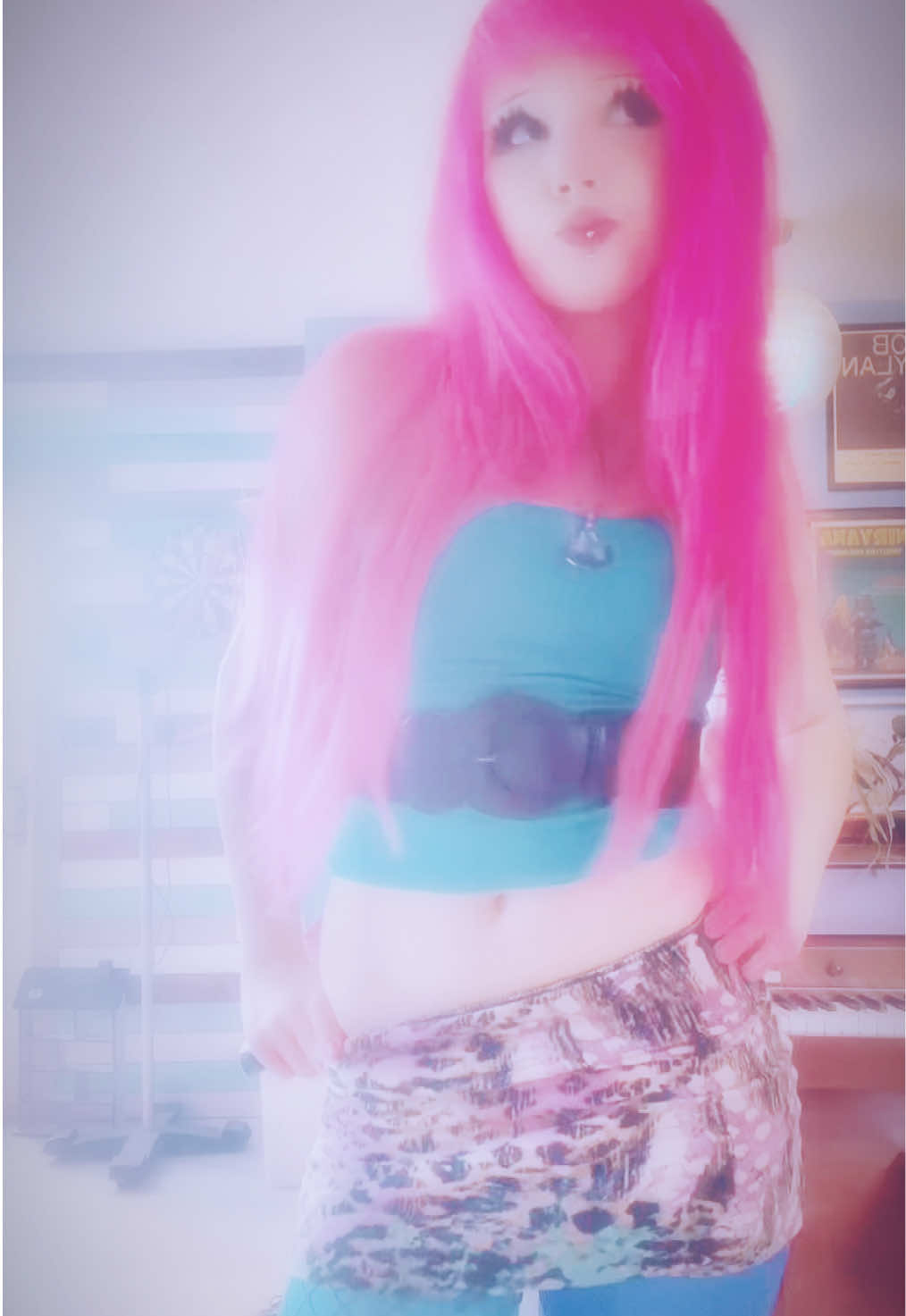 #fyp #emo #scene #2010 #pinkhair 