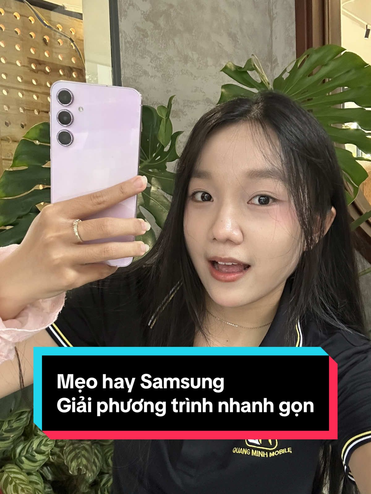 Ứng dụng nhanh trong học tập từ chức năng của Samsung nè #quangminhmoblie #thuthuatcongnghe #galaxya555g #samsung #viral 