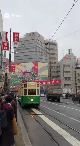 【もしも日本の分割統治計画が実行されていたら】日本民主主義人民共和国の首都仙台の様子 ⁡#sora2 #ai 