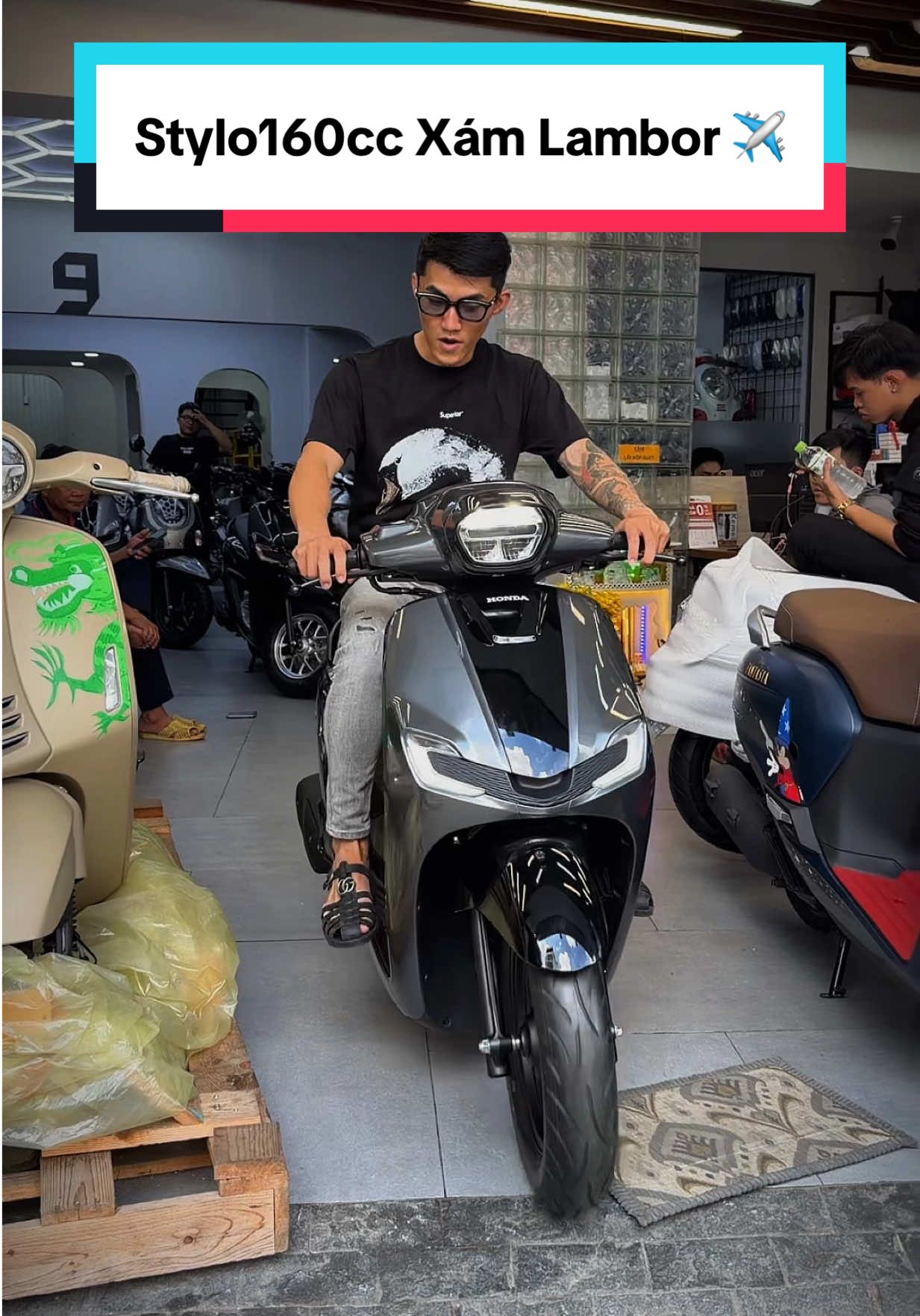 Mã màu Hot quá Hot ạh 🥰 Stylo160cc xám lambor ✈️ 090–118–5678 #tiktok #fyp #xuhuong #stylo #phuchaimexedep 