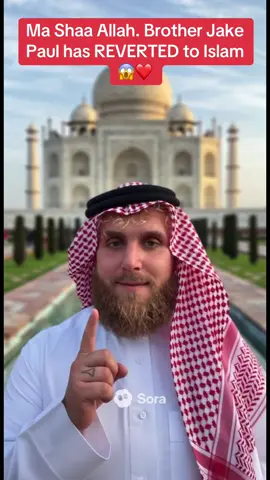 Ma Shaa Allah. Brother Jake Paul has REVERTED to Islam 😱❤️ #jakepaul #revert #islam #muslim #ummah 