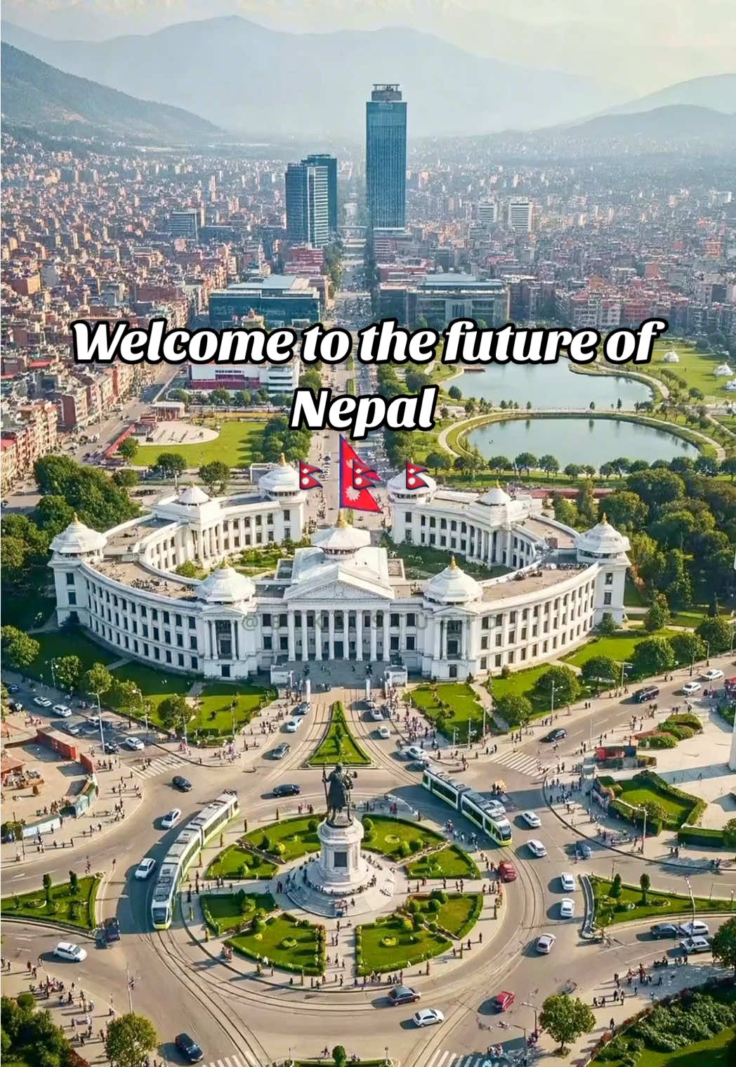 “Welcome to Future Nepal 🇳🇵 | A Glimpse of the Nepal We Dream To Build” Step into Future Nepal — a vision of what our country can become when innovation meets purpose. From smart cities to clean energy, sustainable transport to empowered communities — this is the Nepal we dream of, the Nepal we’re building. 🎥: A vision of hope, progress, and pride Let’s shape our future together 🌍 @tiktok creators @TikTok @Google @B I K S  S T U D I O  @B I K S  S T U D I O  @B I K S  S T U D I O  #creatorsearchinsights #fyp #trending #nepal #viral 