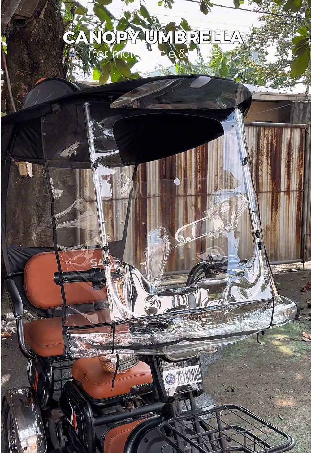 Perfect for rainy and hot season! Canopy umbrella for ebike & motorcycle ✨ #canopyumbrella #ebikeaccessories #motorcycleumbrella #ebikecanopy 