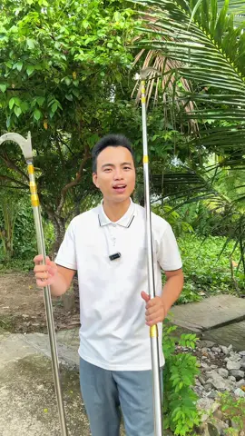 Sào rút inox 304 đa năng có size 3m và 5m đang sale giá tốt#saorut #saorutinox #saorut5m #saorutdanang #dungculamvuon 