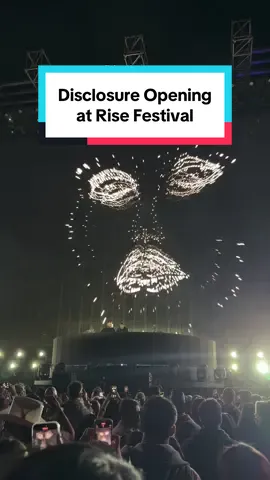 @Disclosure’s opening at @RISE Festival was straight 🔥 