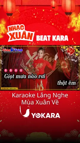 Karaoke Lắng Nghe Mùa Xuân Về #nhactet2026 #nhacxuan2026 #karaoke #beat #langnghemuaxuanve 
