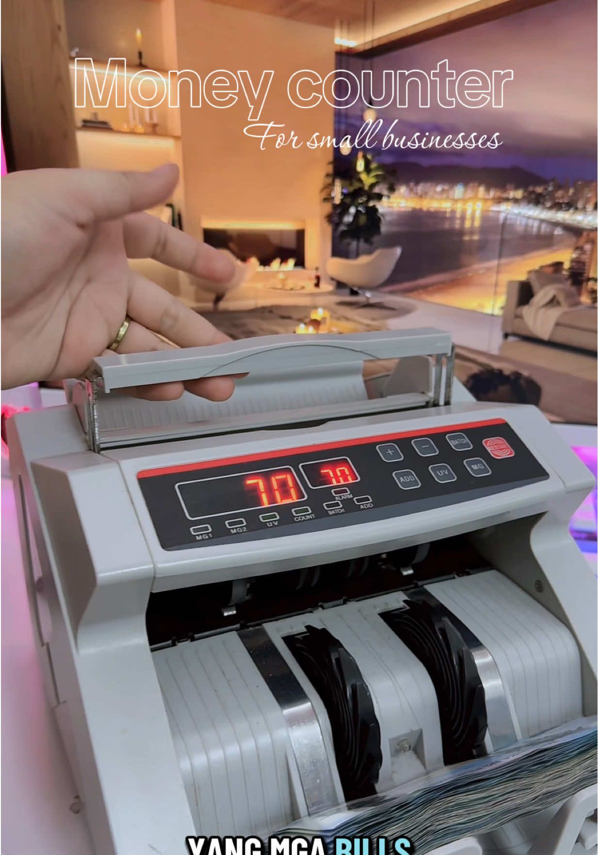 Automatic cash counting machine para sa hassle-free na pagbibilang ng pera. Perfect sa may mga business. #moneycountermachine #cashmachine #countingmachine #moneycounter #billcounter