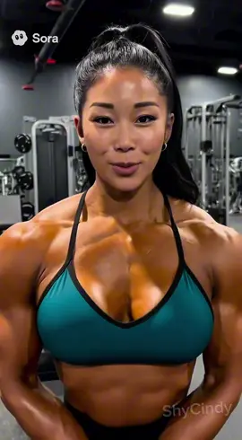 Chest workout #pecdance #confidencegoals #sora2 #pecs #strongwoman 