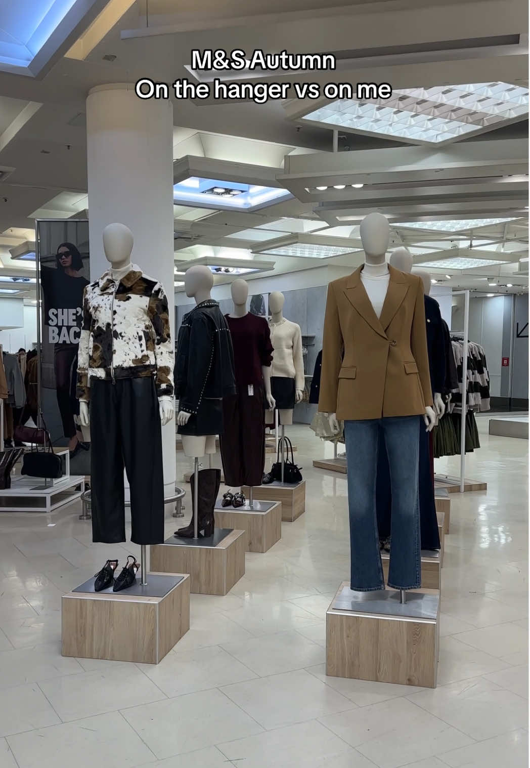 Obsessed with M&S new in autumn bits right now 😍 #autumnoutfits #midsizeoutfits #uksize12 #marksandspencer 