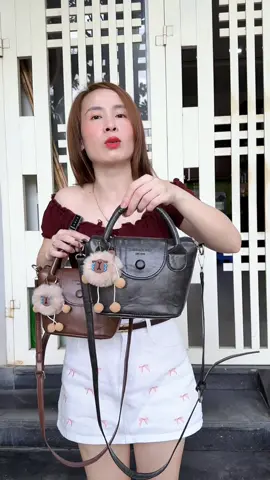 [TẶNG MÓC GẤU] Túi nữ xách tay đeo chéo sịn đẹp nha  #tuinu #tuideocheo #tuixach #tuixinh #tranbammereview 