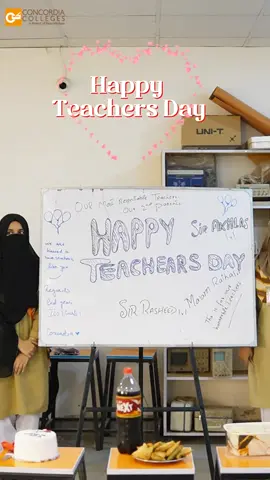 It's not just about the curriculum; it's about the character you build. To the teachers who gave us roots and wings—we salute you. Happy Teachers' Day. #education #dikhan #concordia #college #viral 