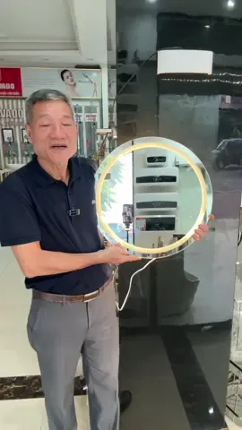 YOKO HOME Gương Led Tròn Cảm Ưng 3 màu soi dắc nét honhf ảnh trung thực treo phòng tắm deco bàn trang điểm #guongtroncoled #guongtrontreophongtam #xuhuong #thinhhanh 