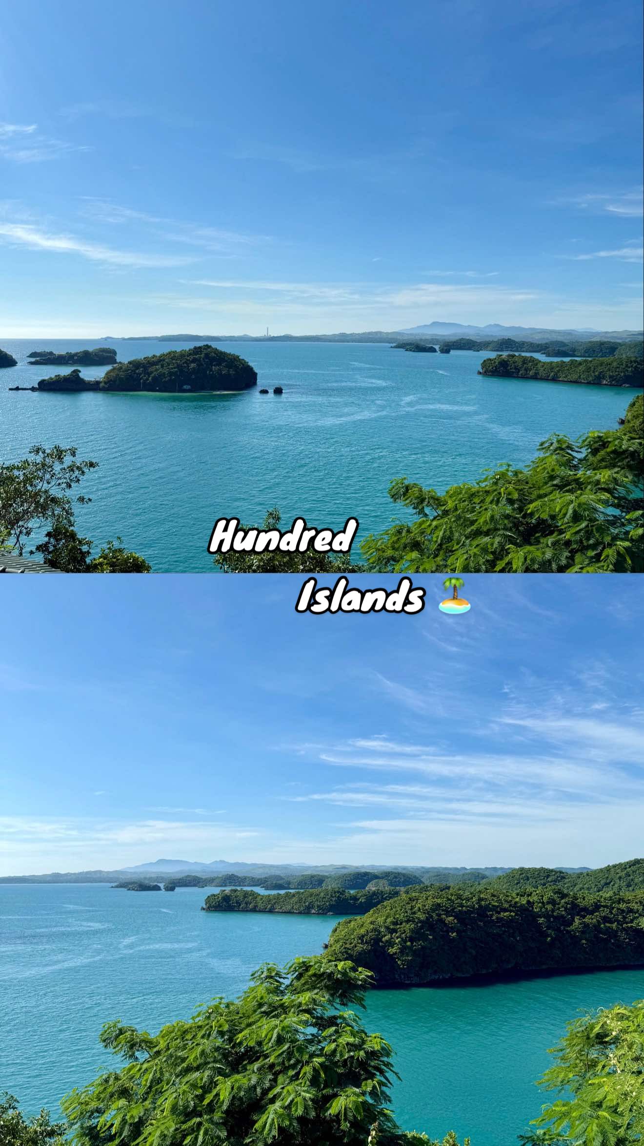 The best views come after the hardest climbs. ✨❤️ #foryoupage #hundredislands #pangasinan 