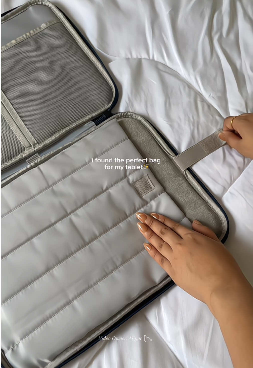 Replying to @✿Aya_finds✧*。 perfect bag for your ipad and tablet✨💌 #ipadbag #tabletbag #bagforipad #bagwithcompartments #fyp 