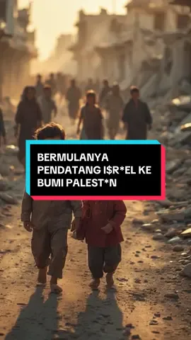 Inilah fakta dan sejarah sebenar saat kaum Yahudi datang ke bumi Palest*n dan menjajah tanah Palest*n‼️ #education #fakta #History 