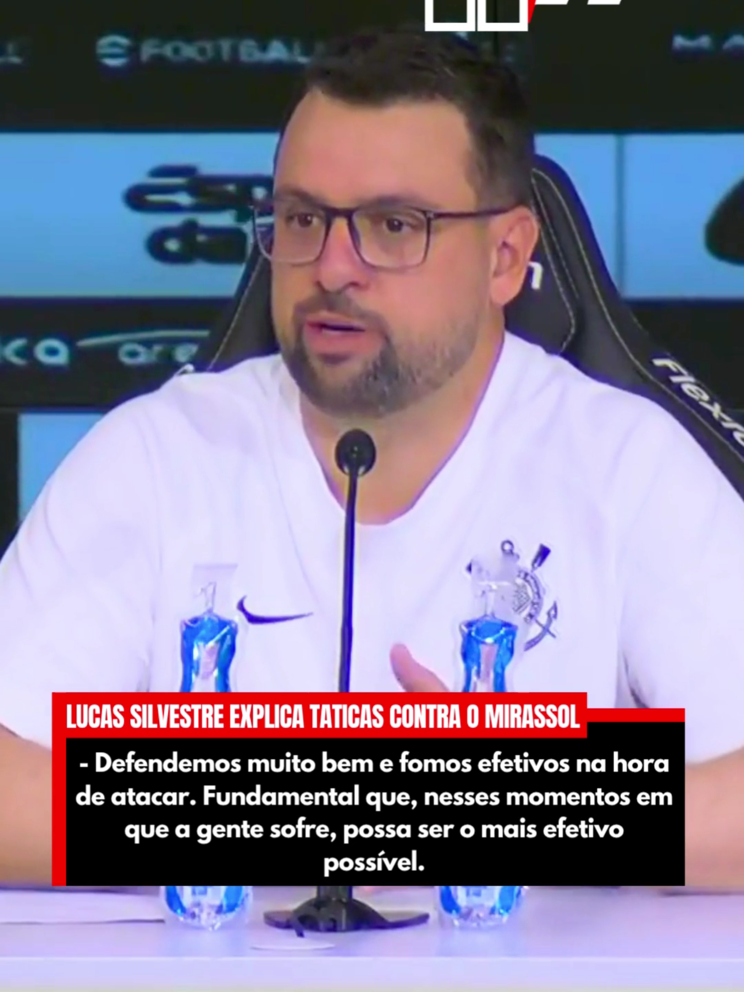 Lucas Silvestre explica táticas, é analisa partida contra o Mirassol | COLETIVA PÓS JOGO CONTRA O MIRASSOL #corinthians #mirassol #futebol #brasileirao