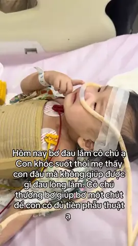 hôm nay bơ lại đau rồI cô chú ạ. cô chú thương bơ đi ngang qua chỗ bố xin hộp sữa. cho bơ xin 1 fl để mẹ bơ mở giỏ hàng bán hàng để điều trị cho bơ ạ .cảm ơn cô chú nhiều ạ 