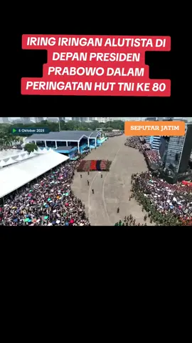 IRING IRINGAN ALUTISTA DI DEPAN PRESIDEN PRABOWO #tni #huttni #alutista #prabowosubianto #ldr 