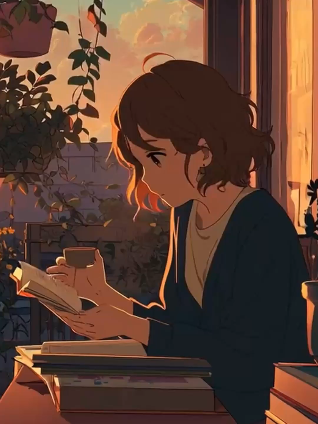 🍵 Cô Gái Bên Cửa Sổ – Uống Trà & Đọc Sách, Hoạt Hình 2D Thư Giãn Thả hồn vào không gian yên bình, ấm áp: Một cô gái ngồi bên cửa sổ, nhâm nhi tách trà, đọc sách trong ánh nắng dịu nhẹ. Hoạt hình 2D tinh tế, tạo cảm giác cozy và thư giãn. Nhạc nền lo-fi nhẹ nhàng, thích hợp để chill, học tập hoặc làm việc tập trung. Đừng quên like, comment và subscribe để khám phá thêm nhiều video 2D thư giãn khác! #GirlByWindow #LoFiChill #ReadingAnimation #2DCozy #TeaTime #RelaxingVideo #LoFiMusic #ChillVibes #StudyWithMe #2DAnimation