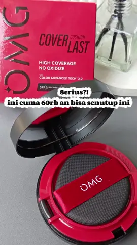 60k tapi udah bisa nutup dosa dosa di wajah @itsomgbeauty  #omgbeauty #cushionlokal #rekomendasicushion #cushionomg 