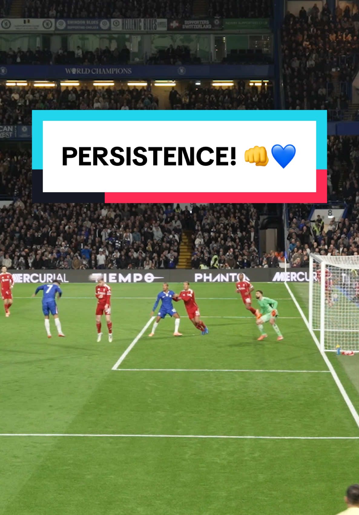 Knocking on the door till it breaks. 🚪👊 #ChelseaFC #CFC #PremierLeague 