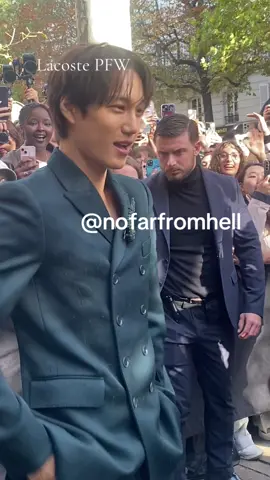 EXO took so much time to comeback that i worked with Kai before attending EXO concert omg. exo Ls since 2014. I’m so HAPPY. #exo #kai #kimjongin #pfw #lacoste 