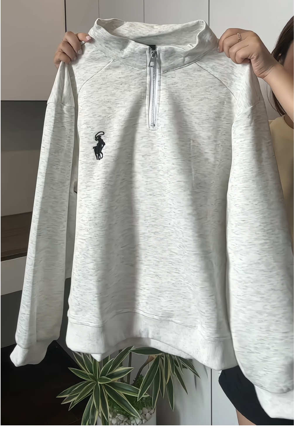 Áo sưeater nỉ 2 da cổ zip vừa đẹp vừa ấm🥰 #aosweater #aoni #aoninam #aoninu #xuhuong 