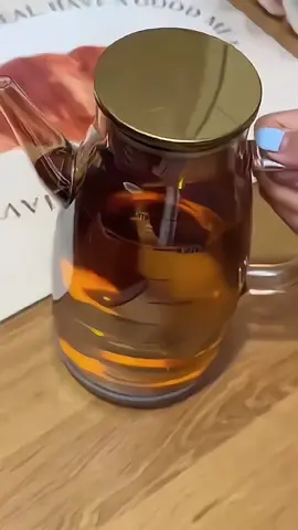 This#highborosilicateglassoilkettleisalsotooeasytouse, the bottle is transparent and has a scale#veryeasytouse#olecranonoilkettle #oilpotwithoutoil #goodkitchenitems