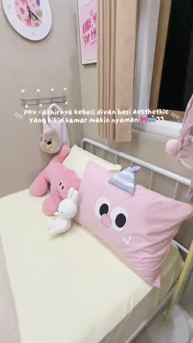 Membalas @Nalaaa? wishlist bedframe unlocked! 🔓🔑  ternyata nyaman kok tidur pake divan kaya gini dan ga perlu risau bakal kena jamur atau lembab karna bahannya besi ya! #bedframe #divanbesi #ranjangbesi 