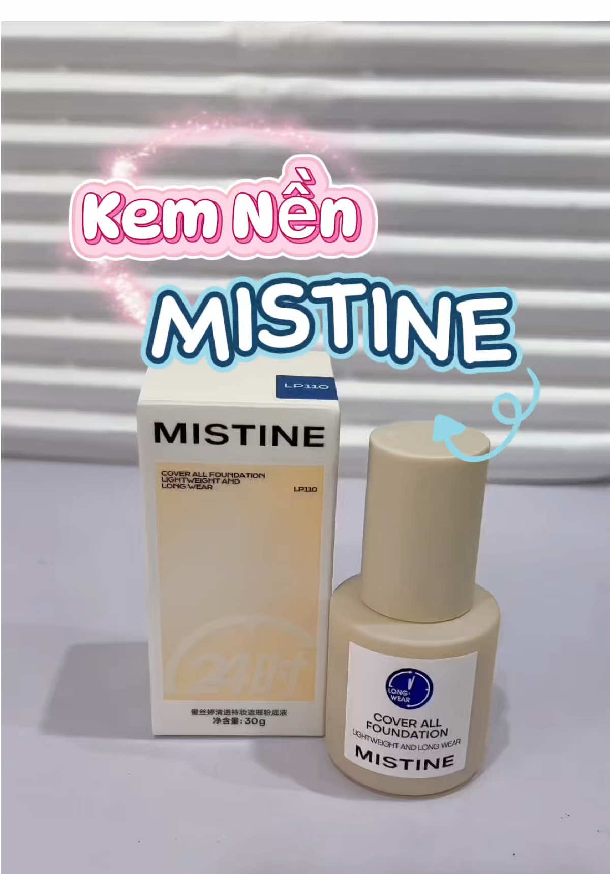 Kem nền Mistine  không làm các nàng thất vọng đâu #xuhuong #kemnen #kemnangtone #misstine #review 